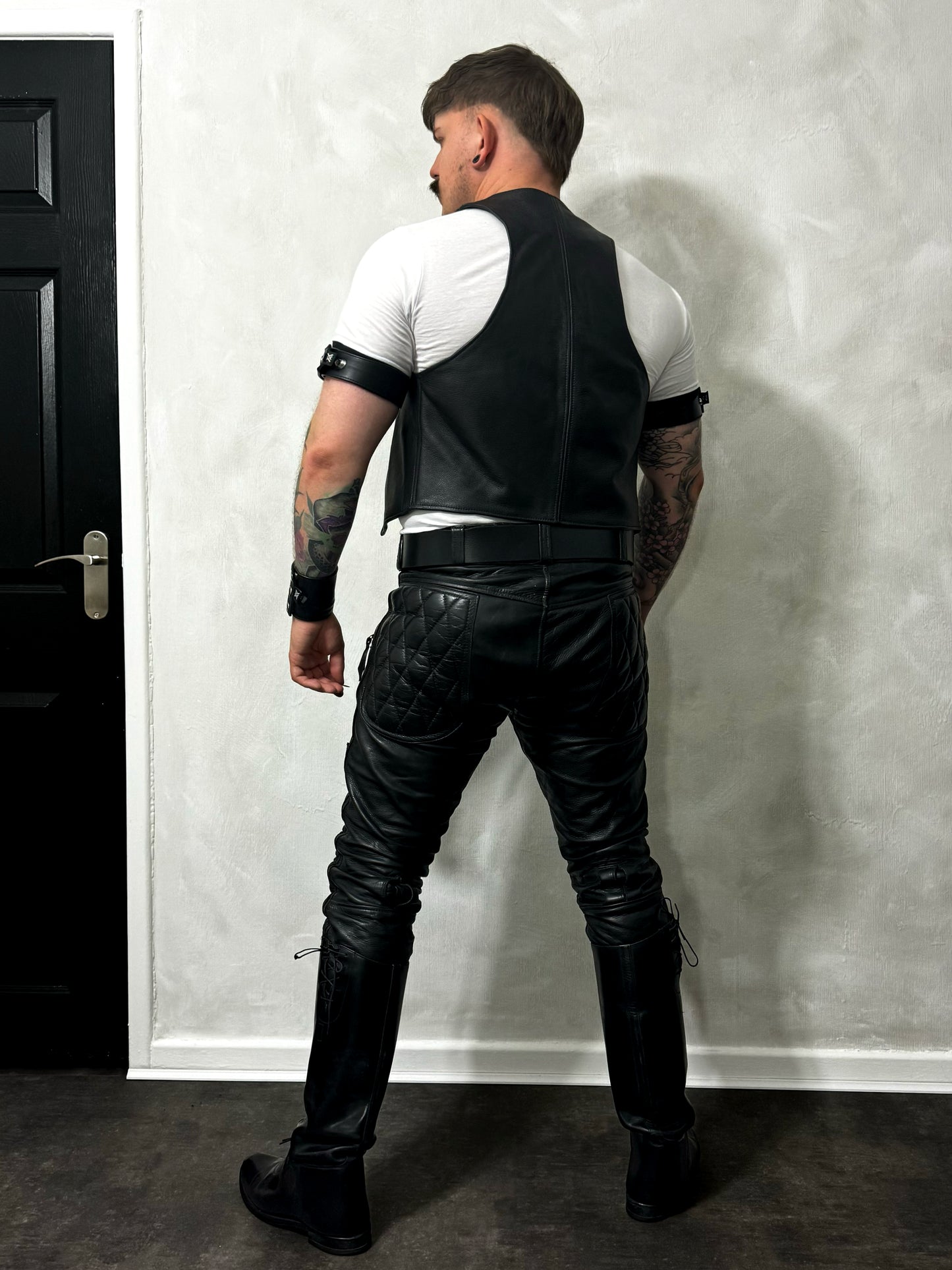 Leather Bar Vest
