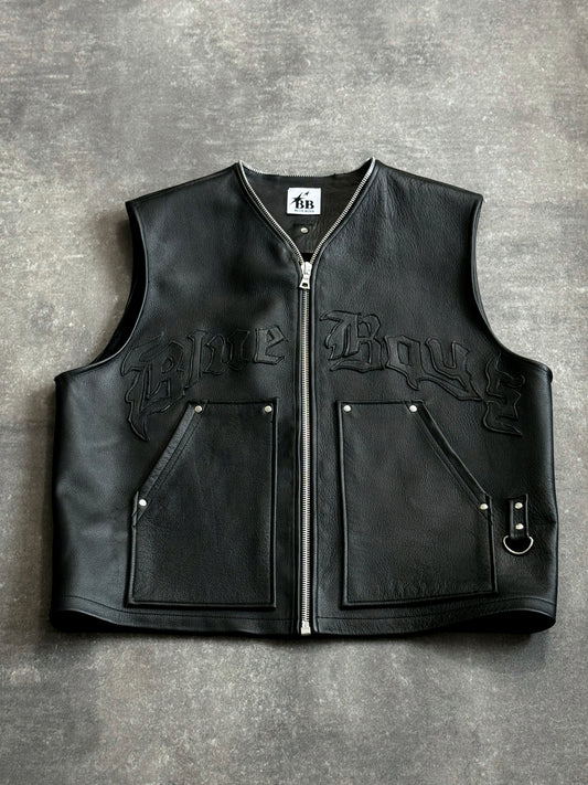 Leather Utility Gillet